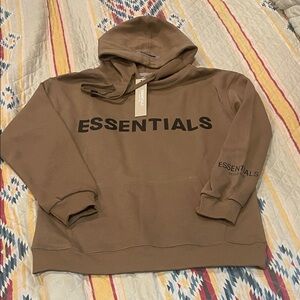 Essentials Tan Hoodie for Men